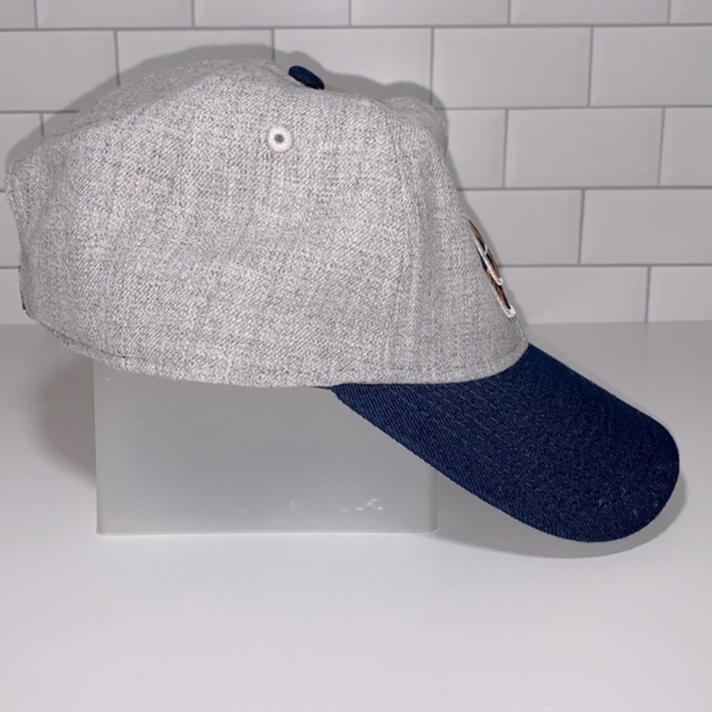 Utah Jazz NBA basketball slide adjustable baseball hat. Grey & Navy blue. - Picture 4 of 9